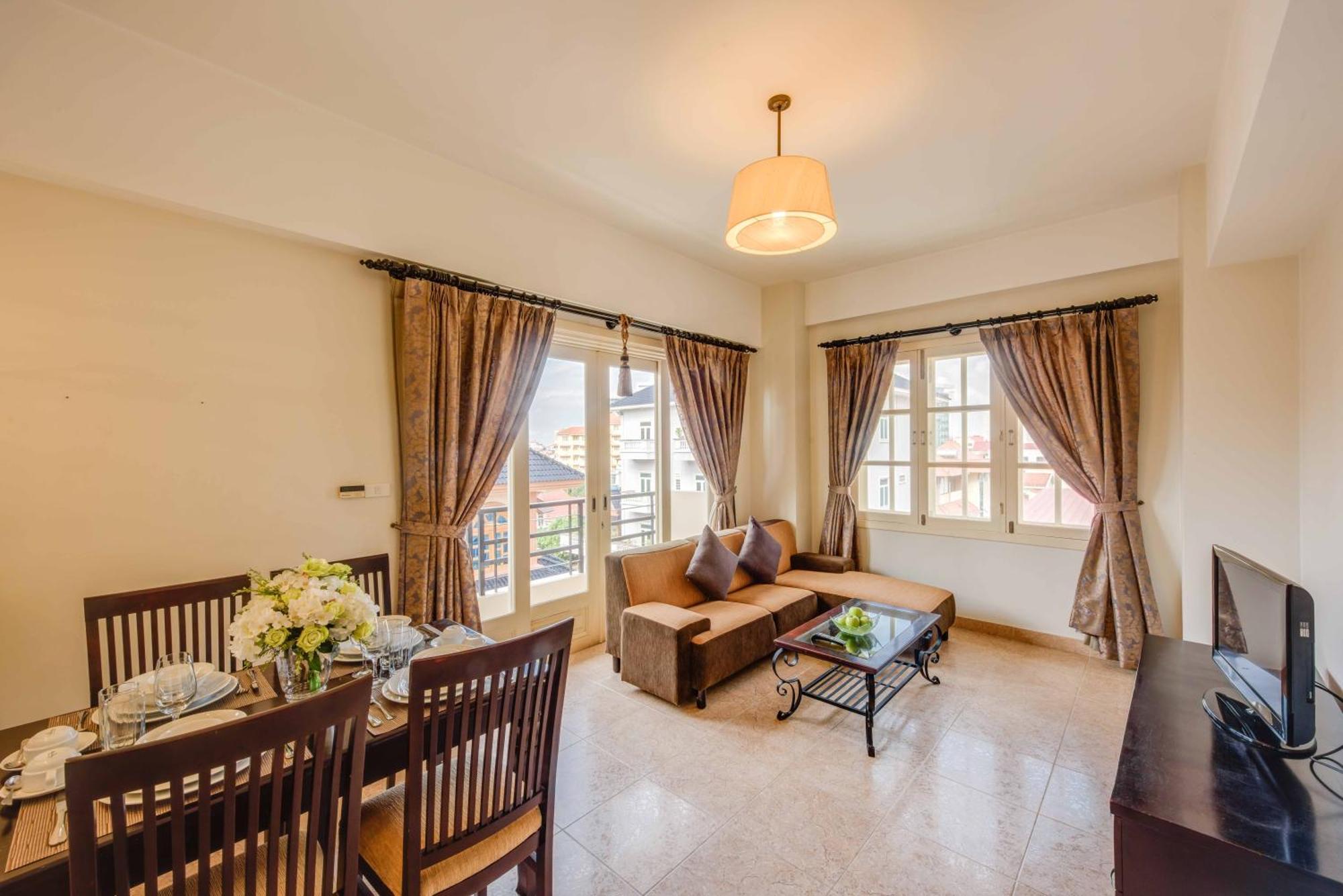 City View Apartment Phnom Penh Rom bilde